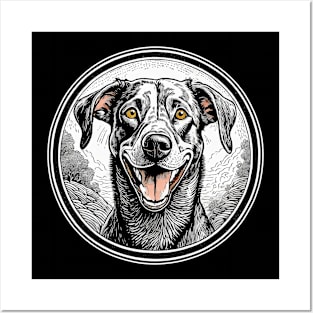 Bluetick Coonhound dog Posters and Art